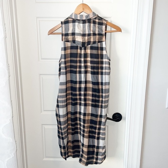 HOLDING HORSES Anthropologie Sunlit Plaid Tunic sz 2 - Picture 5 of 5